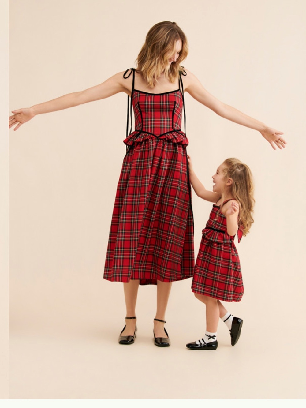Eliza faulkner Tessa plaid midi dress - Picture 4 of 6